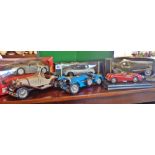 Corgi 1;18 scale MG, a Tonka Porsche and four Urago die-cast cars