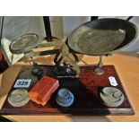 Victorian letter scales and weights