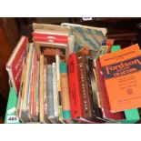 Quantity of old and vintage tractor manuals and other manuals and maps etc
