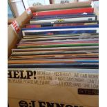Box of assorted vinyl LP's (general and classical)