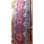 Caucasian runner, 29" wide x 9' long