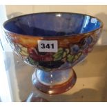 Royal Doulton glazed stoneware footed fruit bowl