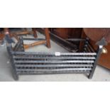 Forges steel fire grate