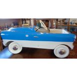 Tri-ang Ford Zephyr Pedal Car, c.1950's (professionally re sprayed)
