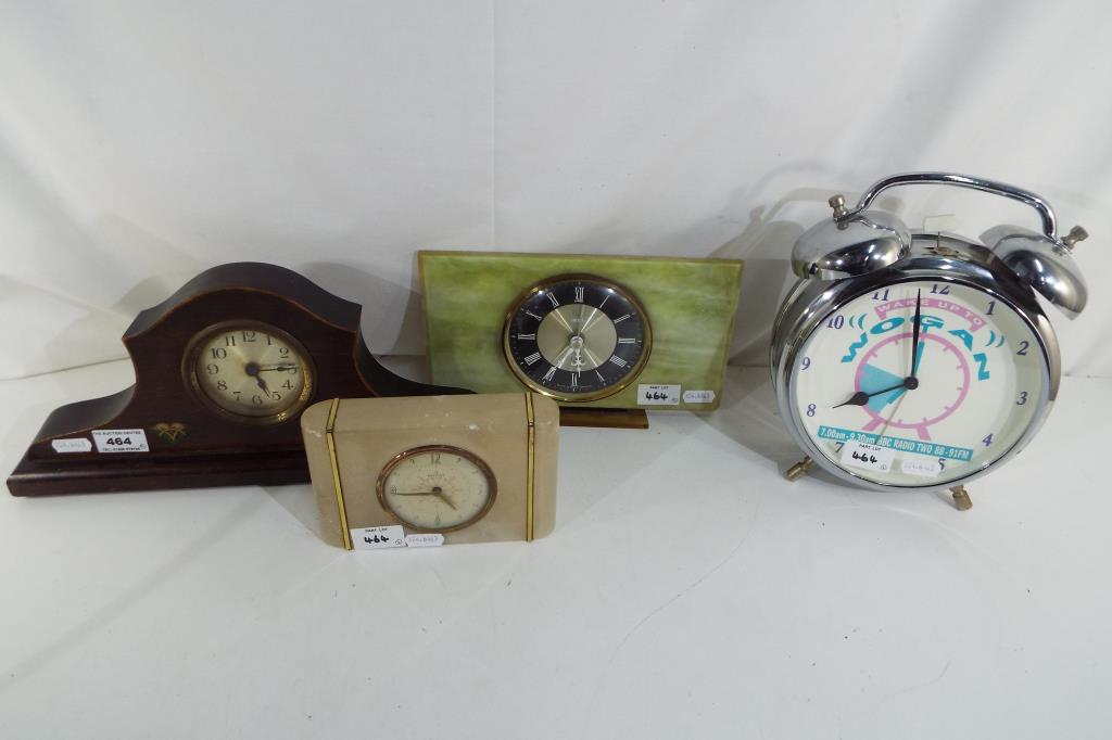 Four various clocks. (4) This lot MUST b