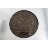 A Napoleon III silver medal by Barre commemorating Exposition Universal 1855,