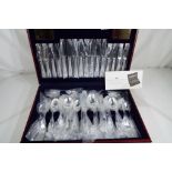 A Viners 100 piece canteen of cutlery set from the Parish Collection in wooden presentation case