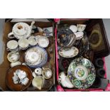 A mixed lot to include ceramics comprising Minton, Wedgwood, Royal Worcester and similar,