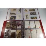 Deltiology - two modern albums containing a collection of early to later period UK topographical