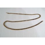 A lady's 9 carat gold necklace approx 43 cm (length), approx weight 7.