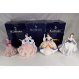 Royal Doulton - Three boxed Royal Doulton lady figurines to include # HN2394 'Lisa',