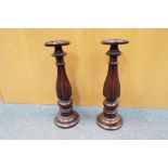 A matched pair of mahogany candle sconces 59 cm (high) [2]
