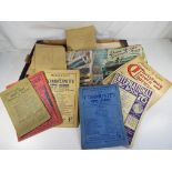 A good mixed lot to include sets of picture cards, campfire song books, sheet music, programmes,