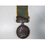 Crimean campaign medal with ribbon, inscribed to the rim (?) 348 JOHN TRACY 31 REGT,