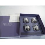 A boxed set of napkin rings by Vera Wang for Wedgwood Est £20 - £25