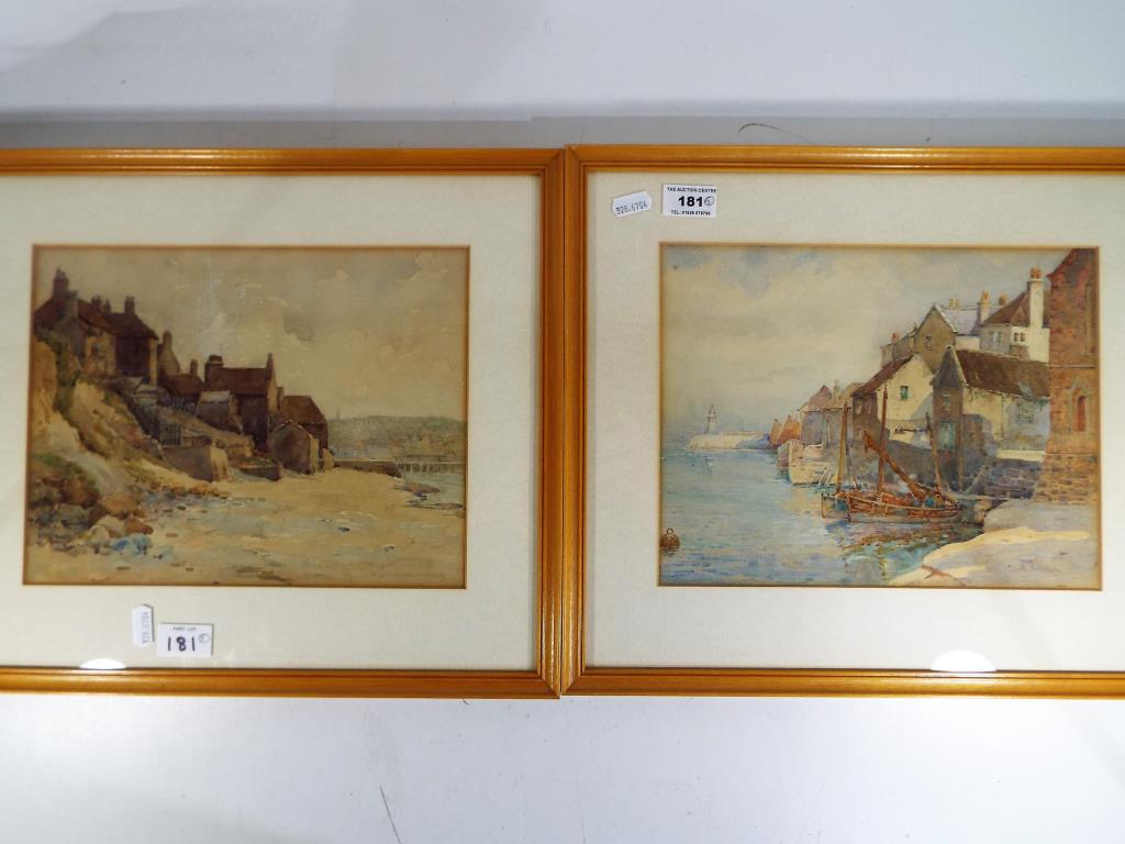 R. Seddon - two watercolours by R.