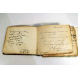 A good lot comprising of Solder's Scrap Book WW I containing poems, comic sketches,