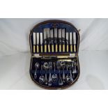 Thomas Turner and Co six plates canteen of cutlery set Est £20 - £40.