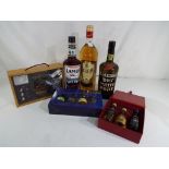 A quantity of spirits to include Grant's Finest Scotch whisky, Lamb's Navy rum,