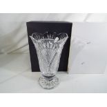 Waterford Crystal - a vase by Waterford Crystal in the Seahorse design,