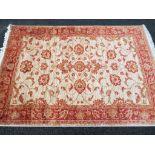 A Ziegler carpet on a beige ground measuring 160cm x 230cm Est £70 - £100