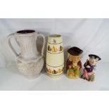 A good lot to include a Carstens Tonnieshof West Germany twin handled vase,