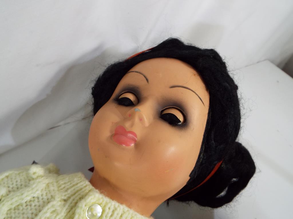 Vintage dolls - a composition doll with sleeping eyes, open mouth, jointed limbs (head loose), - Image 2 of 4