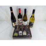 Wine - a collection of bottles of wine to include Chablis, The Legend of Big Bill and similar,