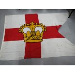An Elder Dempster and Co house flag, swallow tail,