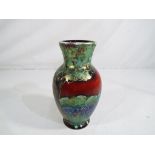 Anita Harris - an Anita Harris vase decorated in the Bluebell Wood design,