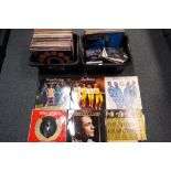A good collection of 33 rpm vinyl records, small quantity of 45 rpm records,