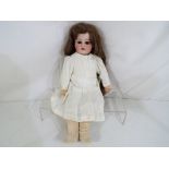 Kammer & Reinhardt - a cabinet sized bisque headed dressed doll by Kammer & Reinhardt for Simon &
