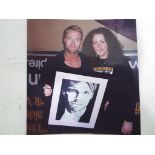 A charcoal on paper image entitled Ronan depicting Ronan Keating by Madelaina Murthwaite,