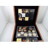 The Royal Mint - United Kingdom Elizabeth II executive proof set 2010 comprising 13 coins from five