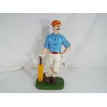 Kirstein door stop in a form of a cricketer Est £20 - £30.