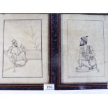 Two paintings depicting a fakir and a sufi, North India, probably Delhi,