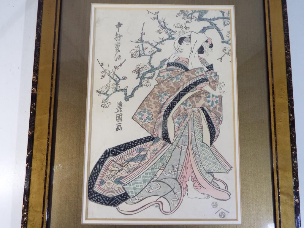 Japanese Art - Nakamura Sekko - original woodblock print by Toyokuni (1st) 1769 - 1825,