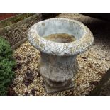 A stoneware garden planter 45 cm (h) - Est £20 - £30