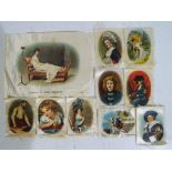 A quantity of cigarette silks depicting paintings to include The Laughing Cavalier by Frans Hals,