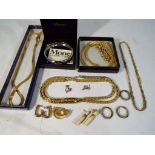 Monet - a quantity of good quality predominantly Monet costume jewellery to include necklace,