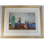 Sir William Russell Flint (1880-1969) - a coloured print entitled 'In My Studio' issued in a