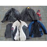 A lot to include a quantity of protective motorcycle clothing,