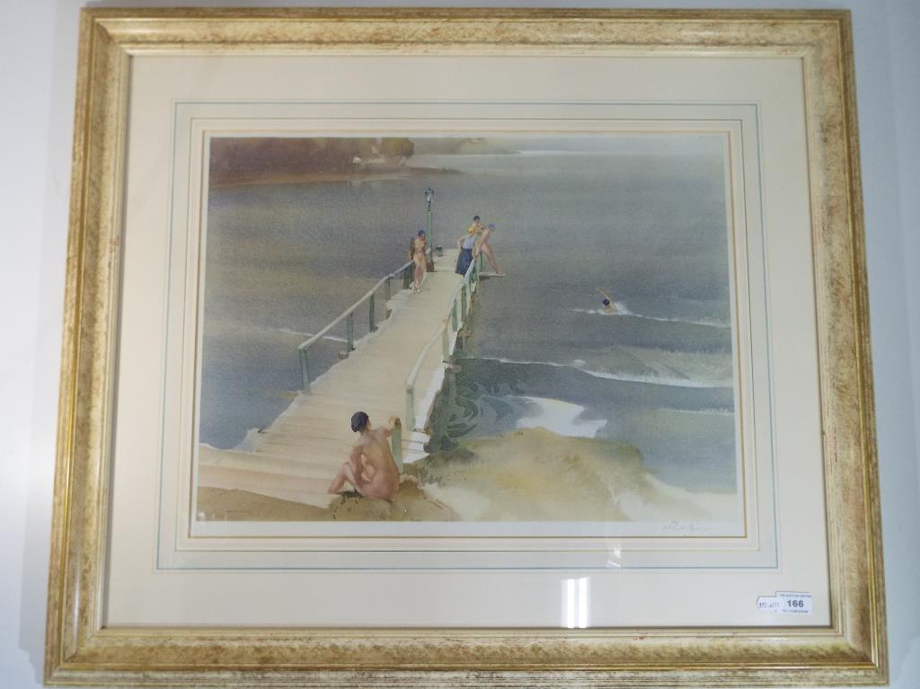 Sir William Russell Flint (1880-1969) - a colourd print entitled 'Northern Waters' issued in a