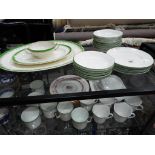 A lot to include a quantity of table and tea ware to include Royal Doulton, Shelley,