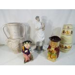 Lot to include a large Lladro figurine # 4763 'The Obstetrician',