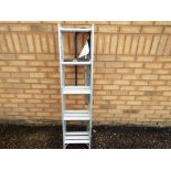 A set of aluminium loft ladders, Est £20 - £40.