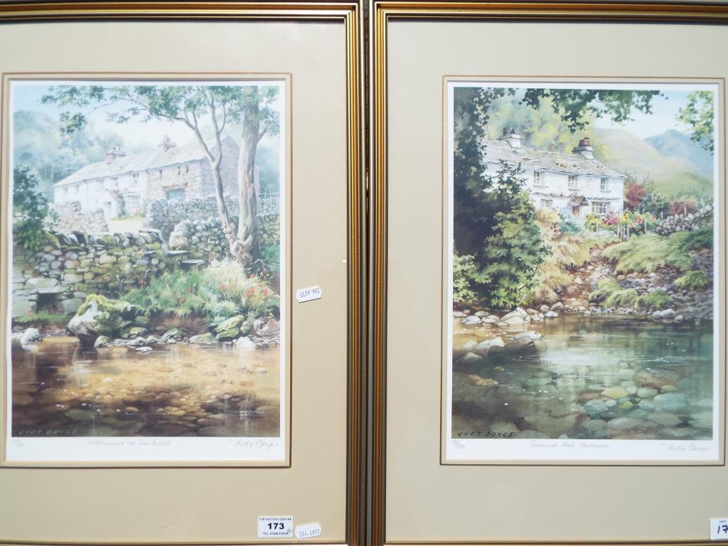 LOT WITHDRAWN - Two limited edition prints after Judy Boyes,