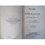 Antiquarian books - Traite General Des Assurances.