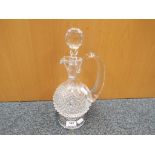 Waterford Crystal - a Waterford Crystal cut glass claret decanter from the Heritage Collection,