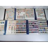 Philately - five binders, containing a quantity of World stamps.